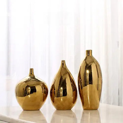 Grand vase doré design