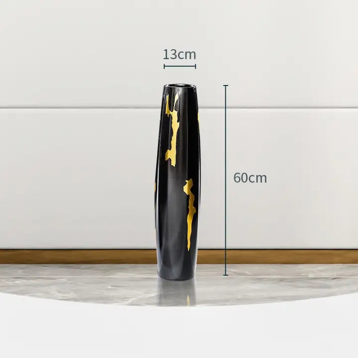 Grand vase noir
