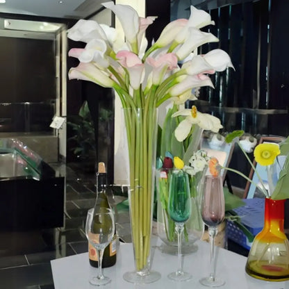 Grand vase transparent