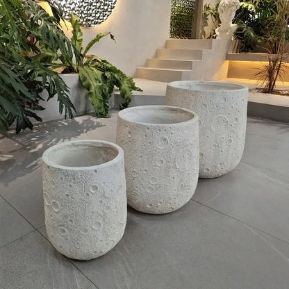 Gros pot de fleur design