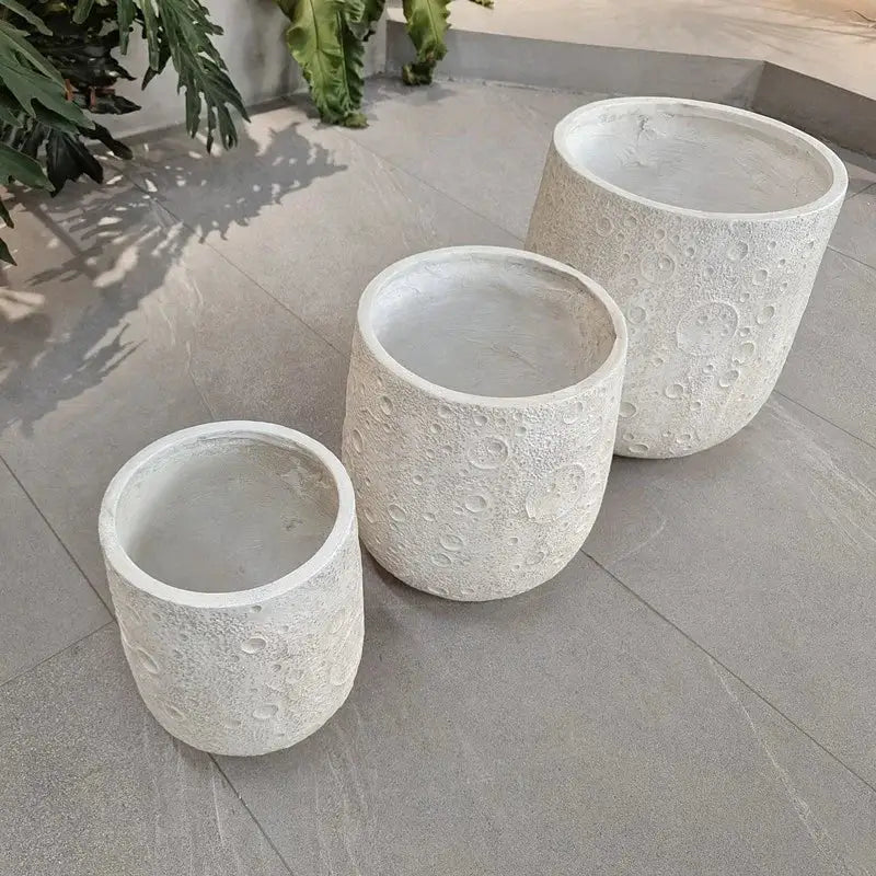 Gros pot de fleur design