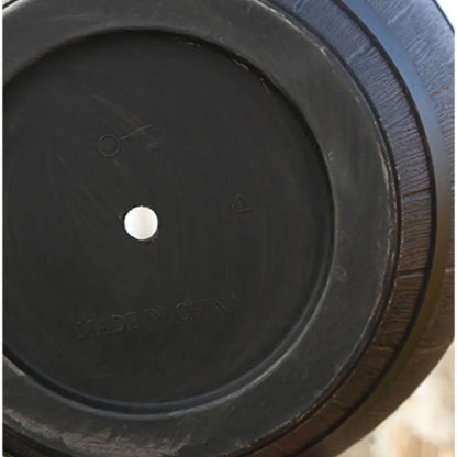 Gros pot de fleur en plastique