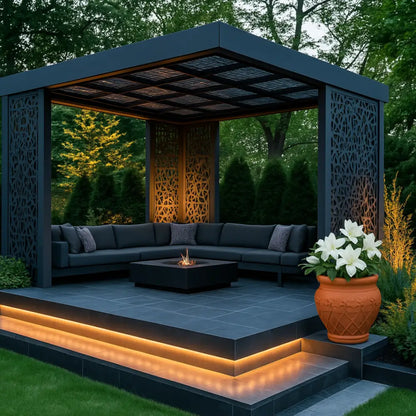 Gros pot de fleur exterieur en terre cuite