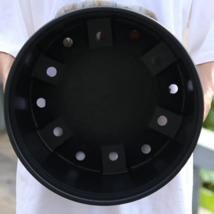 Gros pot de fleur extérieur plastique