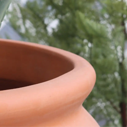 Gros pot de fleur extérieur terre cuite
