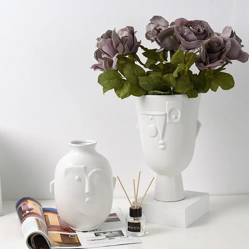 Illusion vase visage