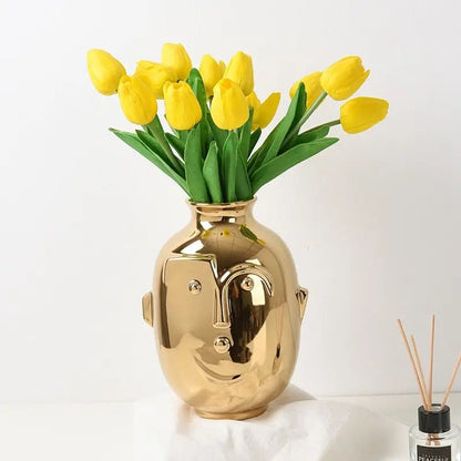 Illusion vase visage