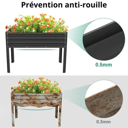 Jardinière haute sur pied