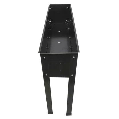 Jardinière métal noir sur pied