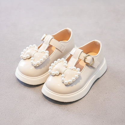 Kido Mocassins Bébé Nœud Papillon en Cuir Synthétique