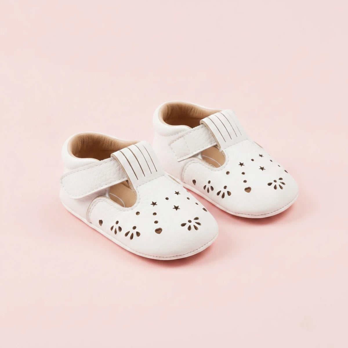 Luma Mocassins Souples Bébé Fille Ajourés Confortables