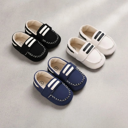 Luxe Mocassins Bébé Bateau Souples Velcro Élégants