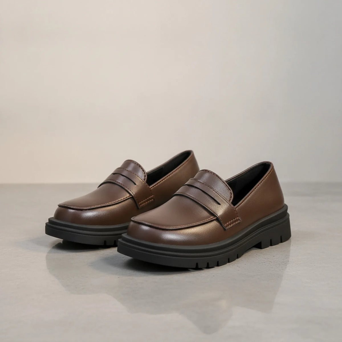 Luxe Mocassins Garçon Cuir Semelle Épaisse Habillés