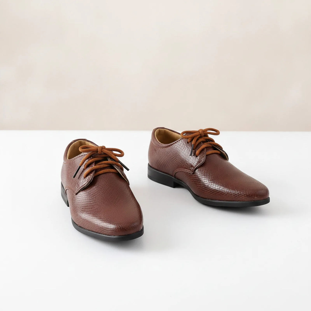 LuxeKids Mocassins Garçon Cérémonie Cuir Véritable