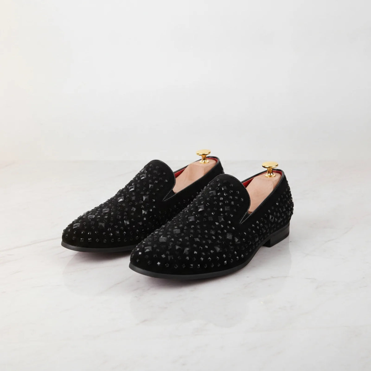 LuxSteps Mocassins Homme Paillettes Métalliques Mariage
