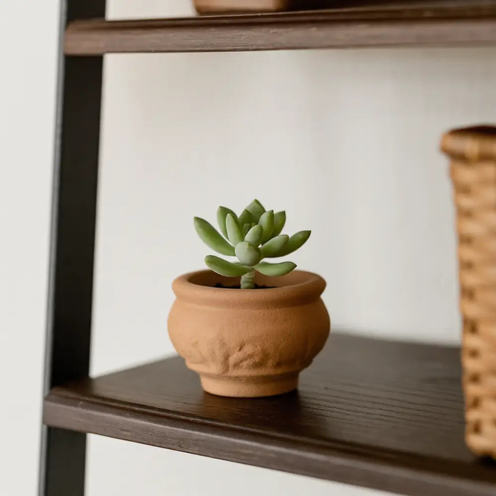 Mini pot de fleur en terre cuite