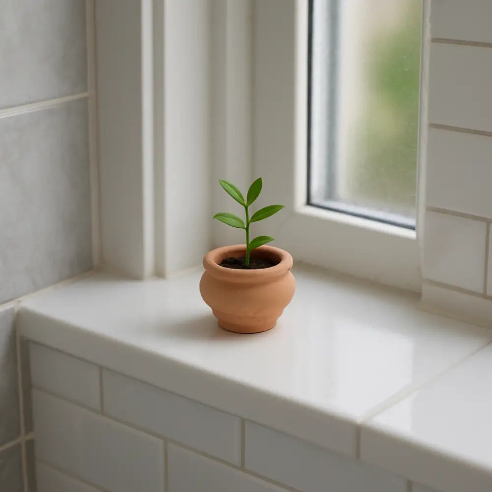 Mini pot de fleur en terre cuite