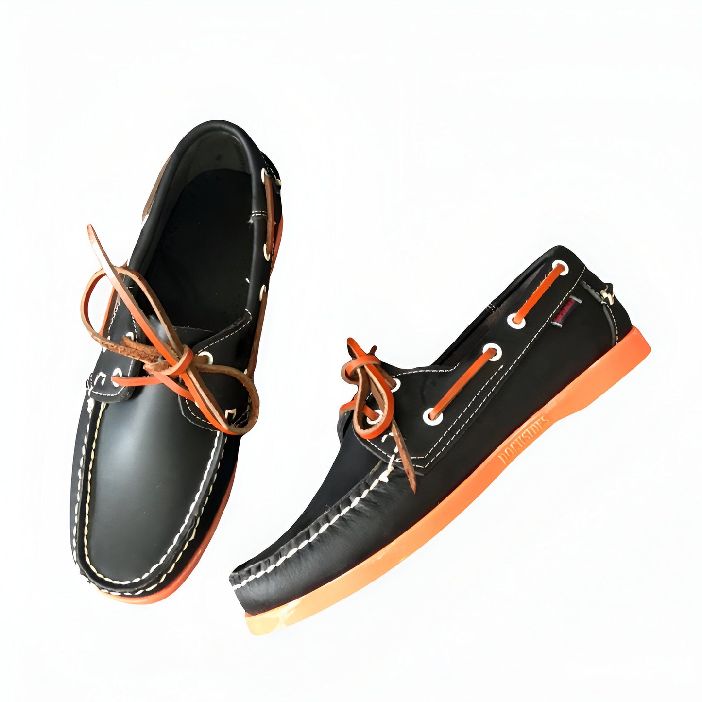 BrandX Mocassins Homme Cuir Synthétique Semelle Rouge