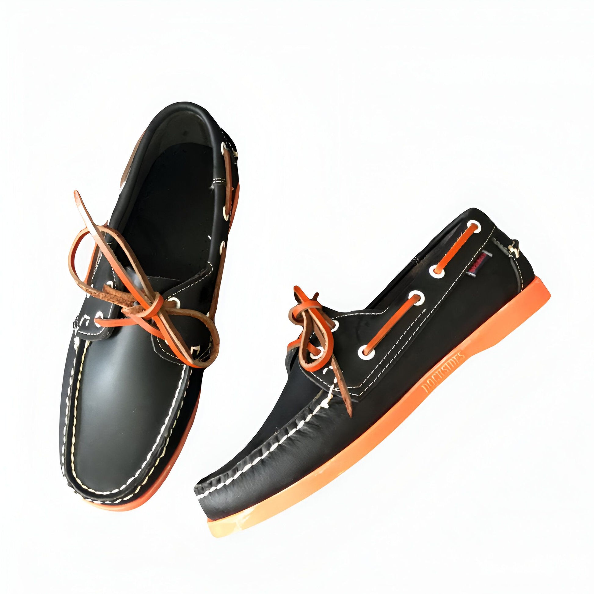 BrandX Mocassins Homme Cuir Synthétique Semelle Rouge