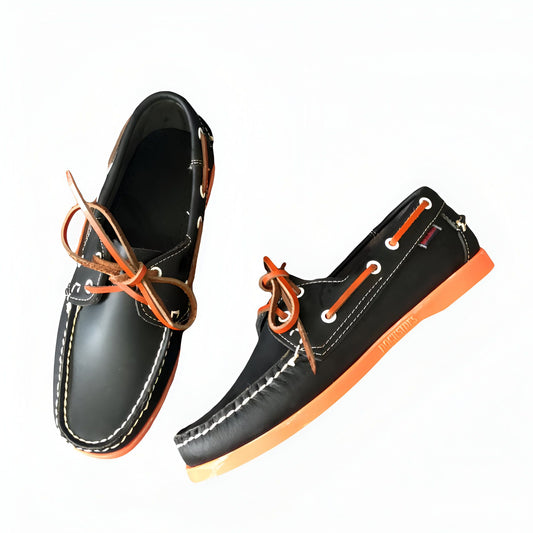 BrandX Mocassins Homme Cuir Synthétique Semelle Rouge