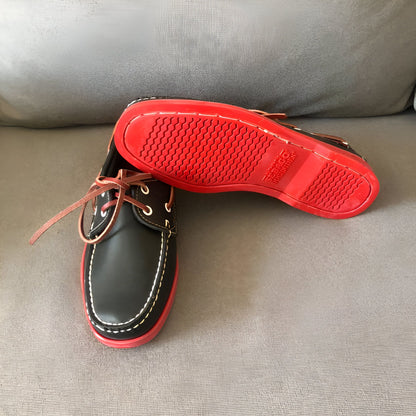 BrandX Mocassins Homme Cuir Synthétique Semelle Rouge