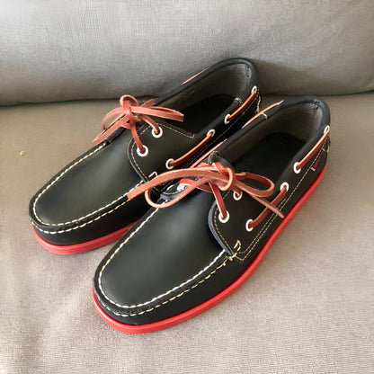BrandX Mocassins Homme Cuir Synthétique Semelle Rouge