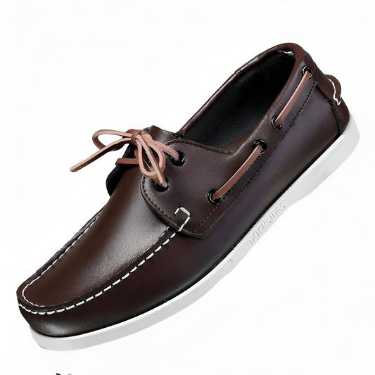 UrbanLux Mocassins Cuir Homme Ville Formels Lacets