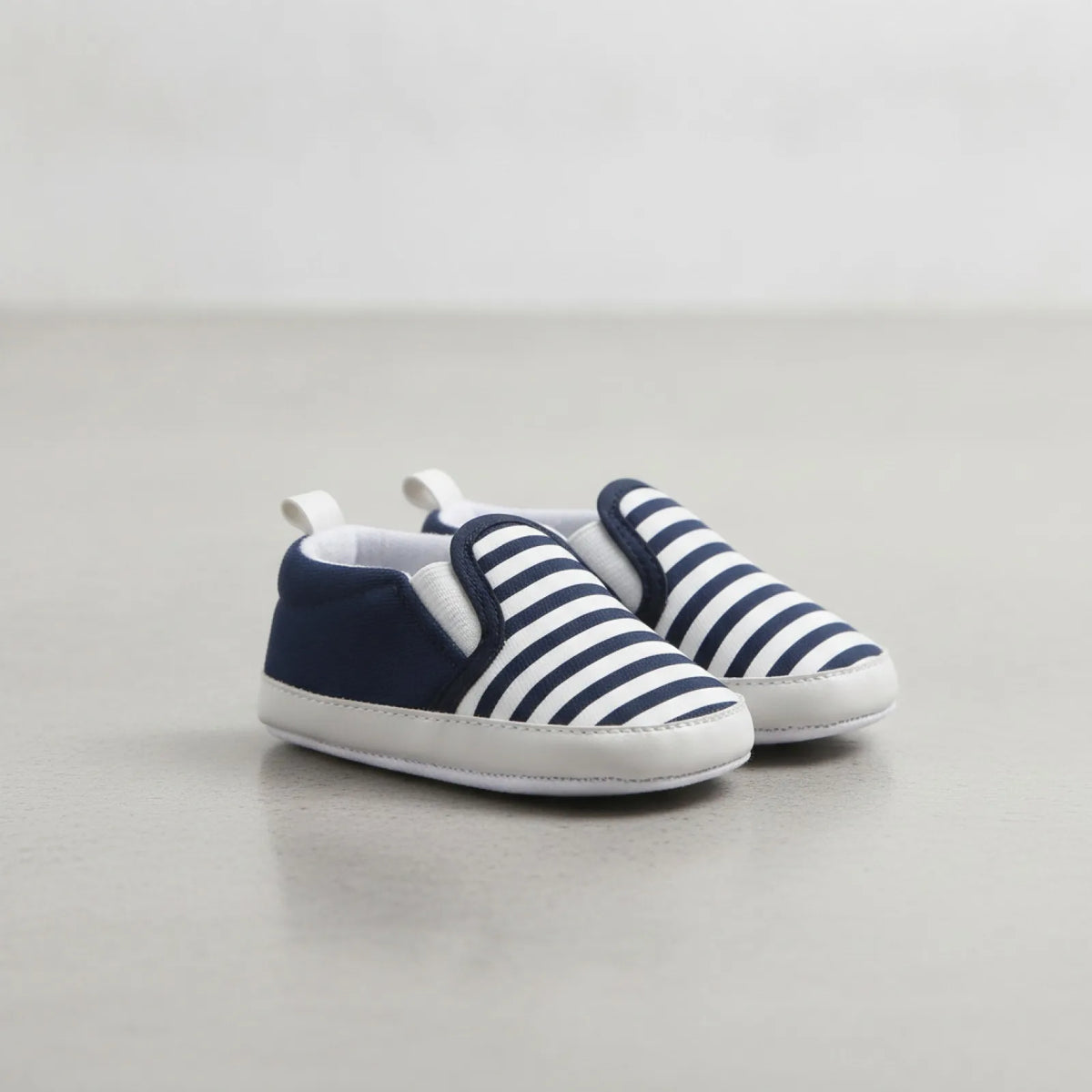 Mocassins Bébé Coton Rayures Été Confortables - BeChic