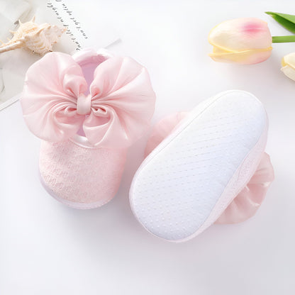 Nova Mocassins Bébé Fille Souples Nœud : Premiers Pas