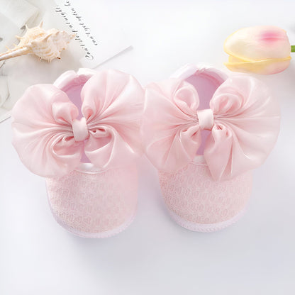 Nova Mocassins Bébé Fille Souples Nœud : Premiers Pas