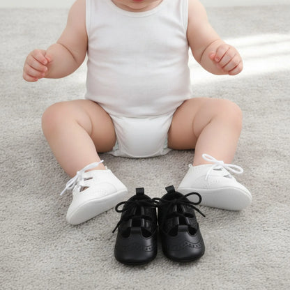 Mocassins Bébé Fille Style Baskets Ajourés Confortables