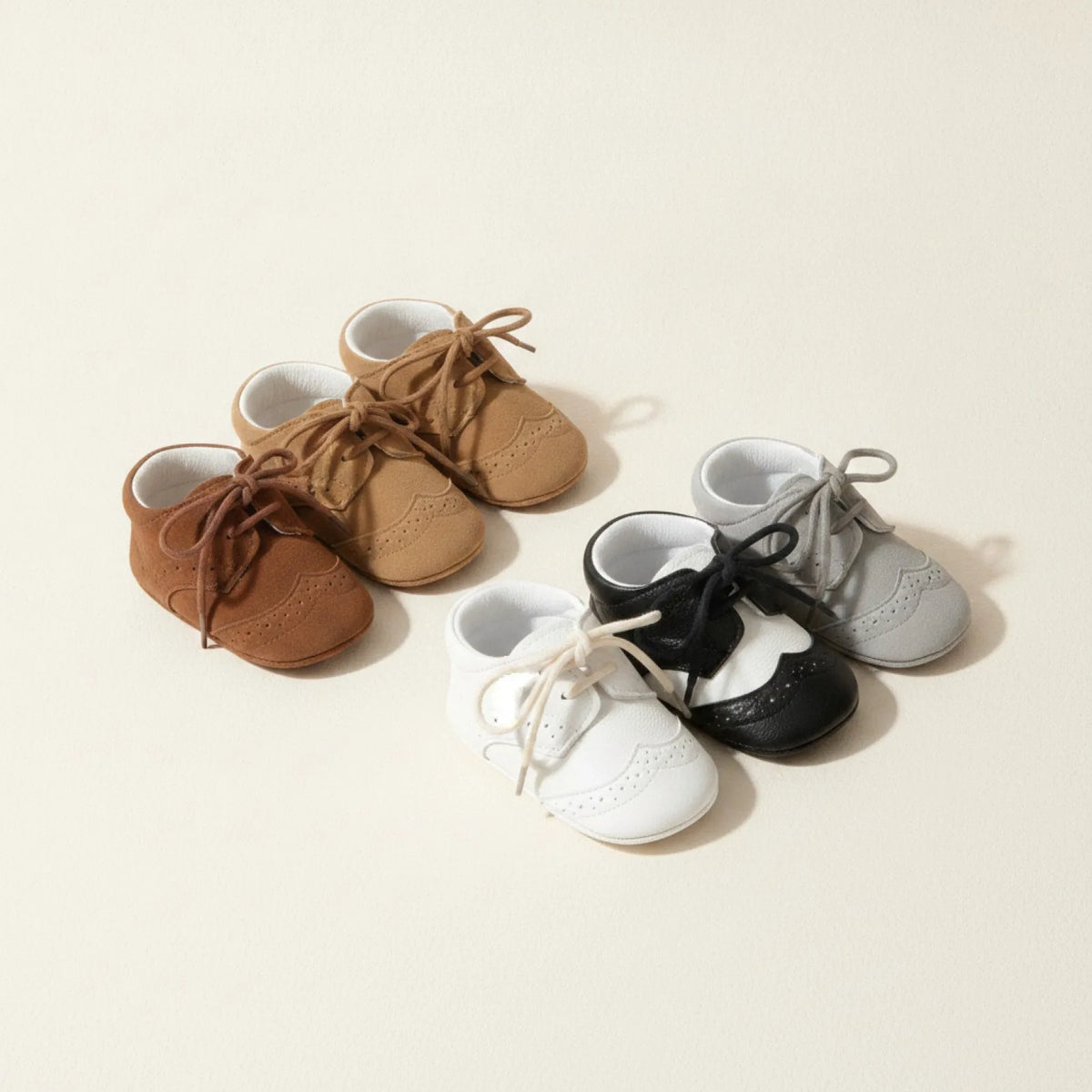 Mocassins Bébé Garçon - Souples, Lacets, Premiers Pas