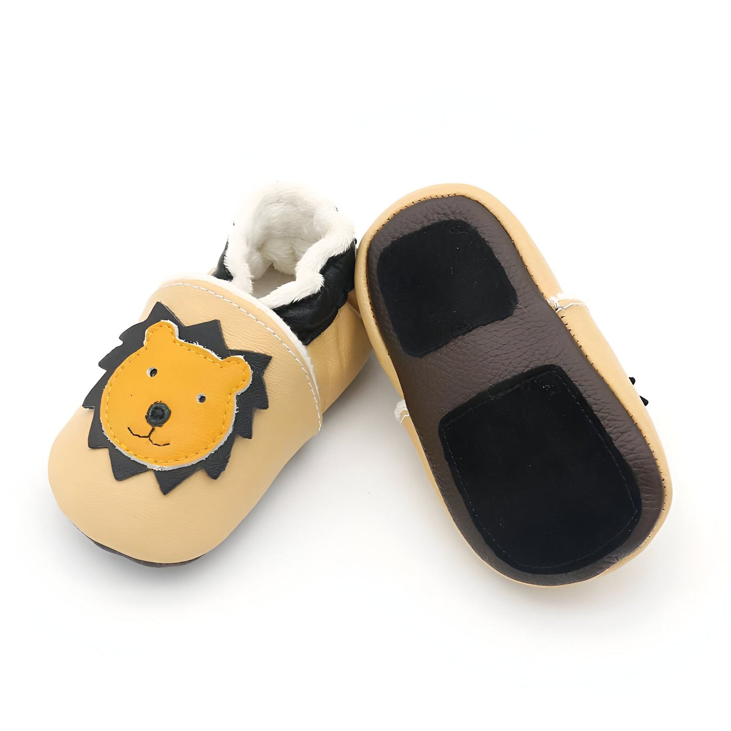 Brilloux Mocassins Bébé Souples Motif Animaux