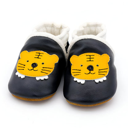 Brilloux Mocassins Bébé Souples Motif Animaux