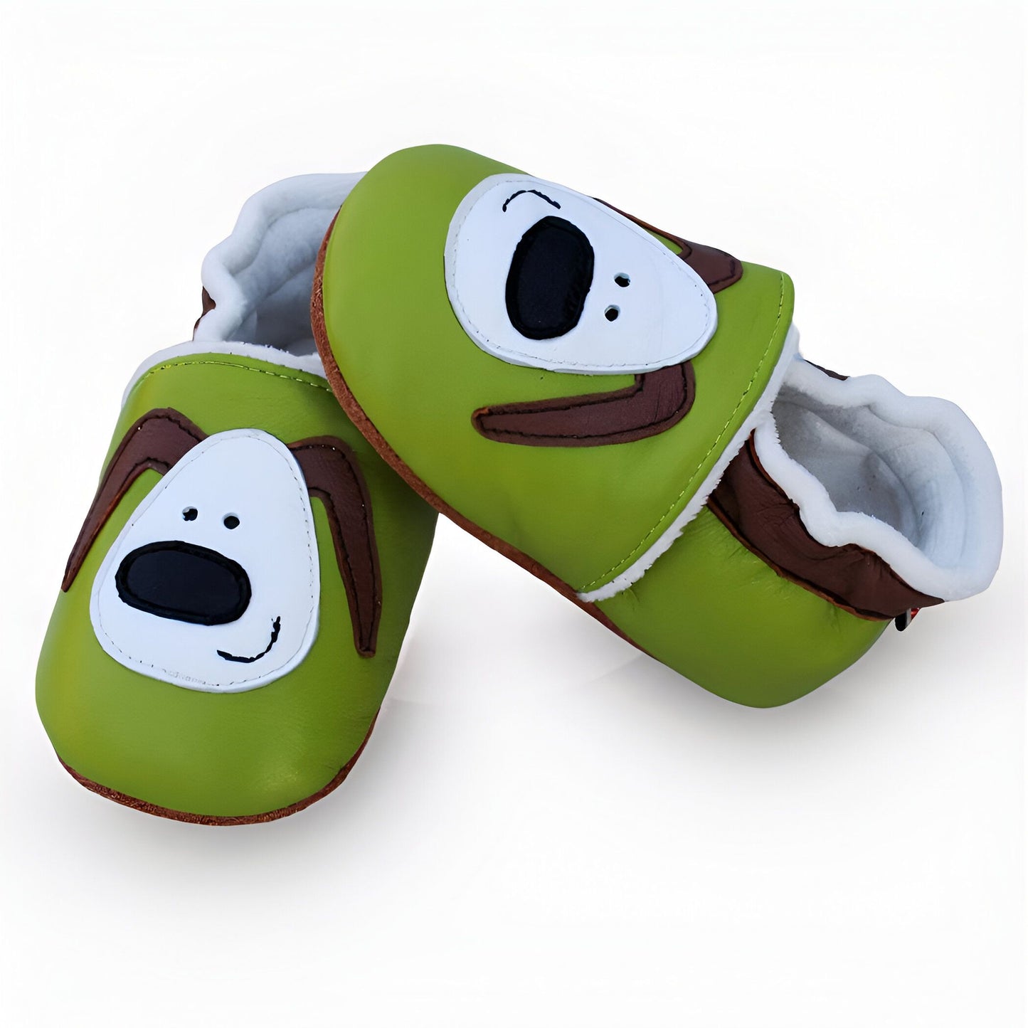 Brilloux Mocassins Bébé Souples Motif Animaux
