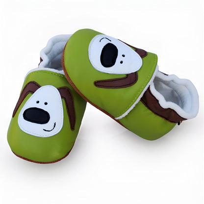 Brilloux Mocassins Bébé Souples Motif Animaux