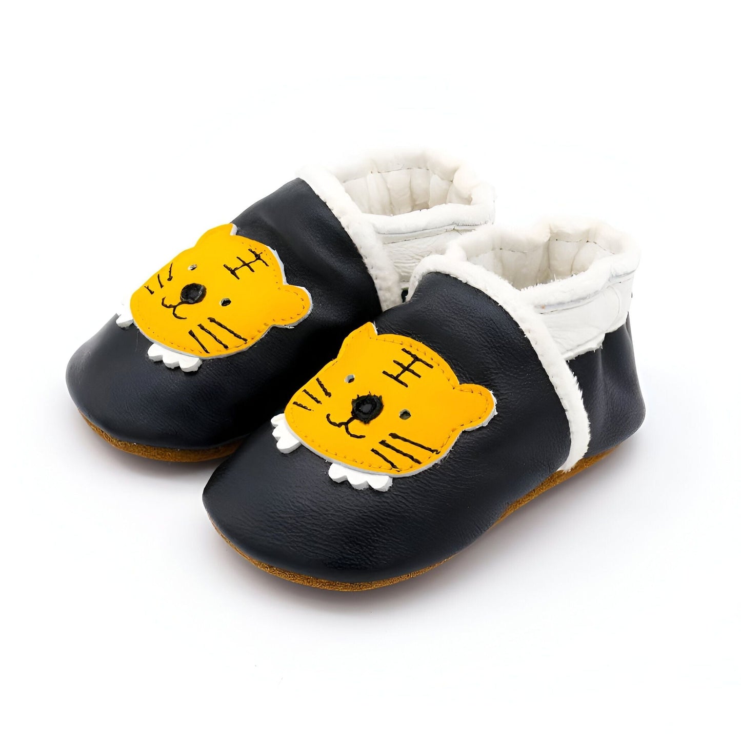 Brilloux Mocassins Bébé Souples Motif Animaux