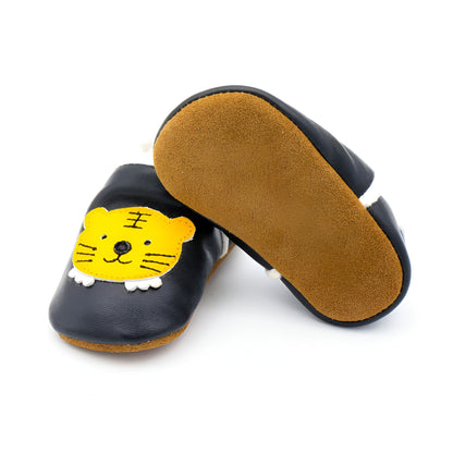 Brilloux Mocassins Bébé Souples Motif Animaux