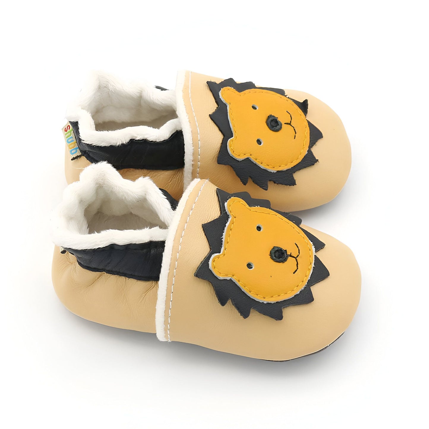 Brilloux Mocassins Bébé Souples Motif Animaux