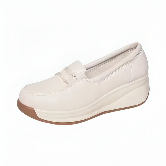 BM Mocassins femme confortables et respirants compensés