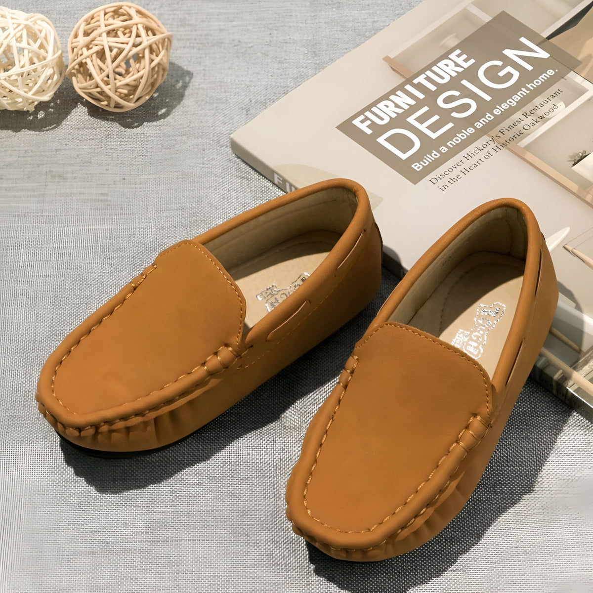 NovaWear Mocassins Garçon Synthétiques Confortables Été