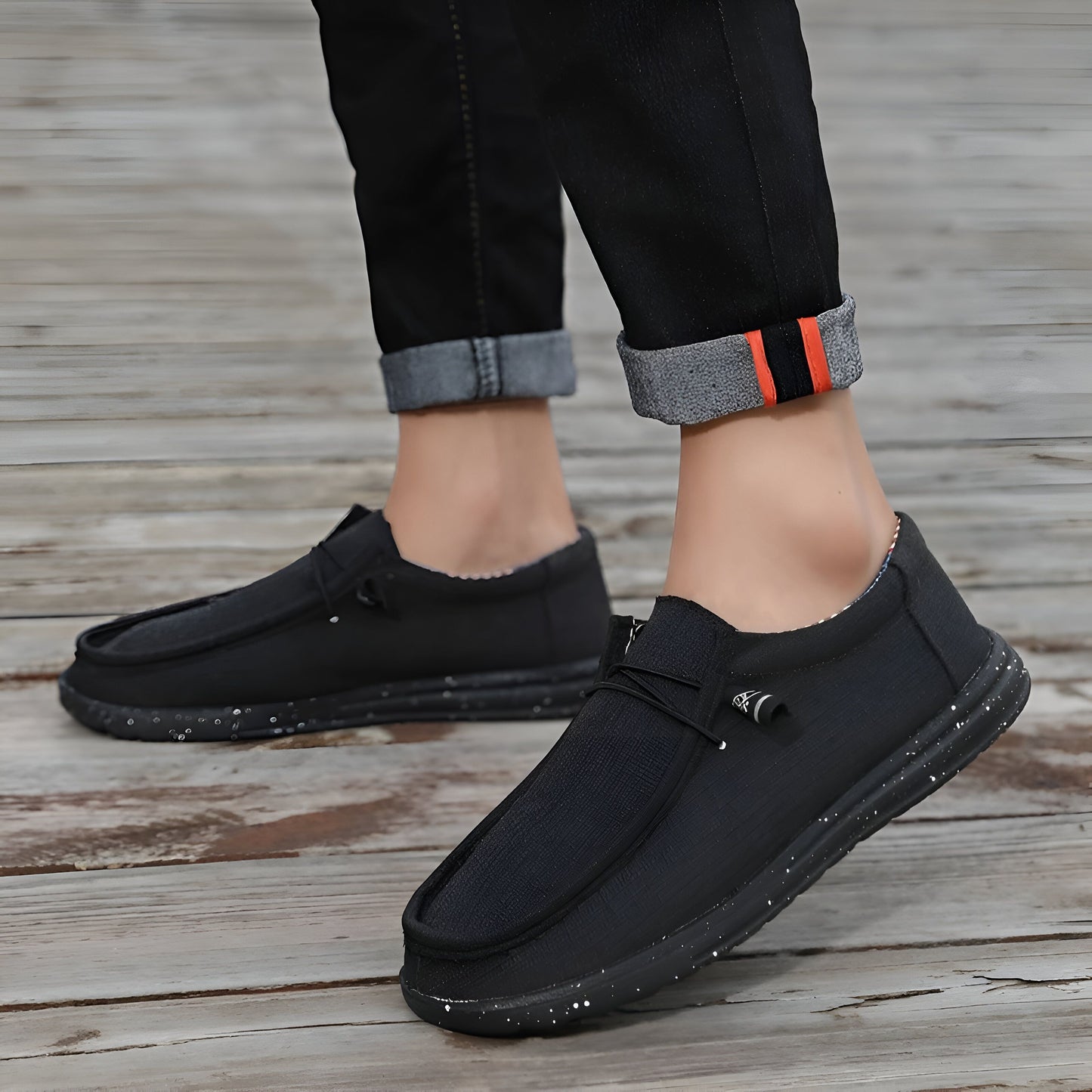 AeroFlex Mocassins Homme Tissu Respirant Été
