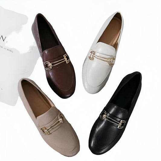 BrandX Mocassins Femme Ville Élégants, Cuir Synthétique