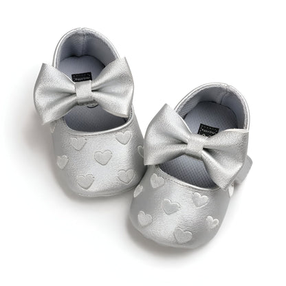 Chic&Co Mocassins bébé fille cuir synthétique coeur