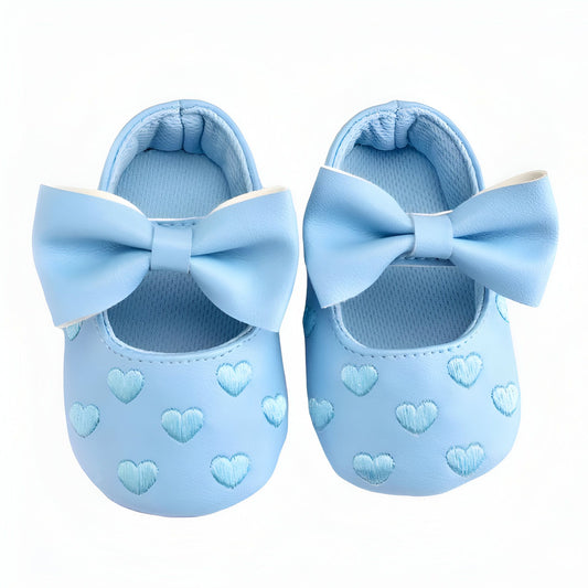 Chic&Co Mocassins bébé fille cuir synthétique coeur