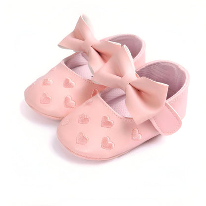Chic&Co Mocassins bébé fille cuir synthétique coeur