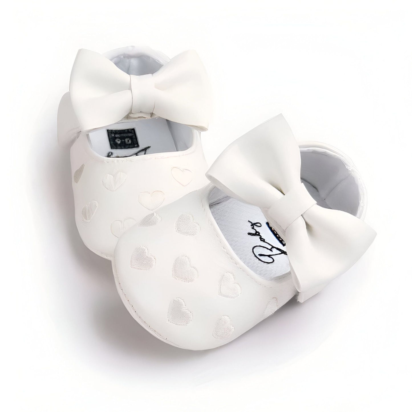 Chic&Co Mocassins bébé fille cuir synthétique coeur