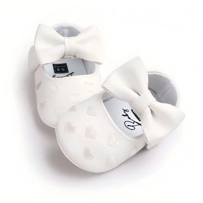 Chic&Co Mocassins bébé fille cuir synthétique coeur