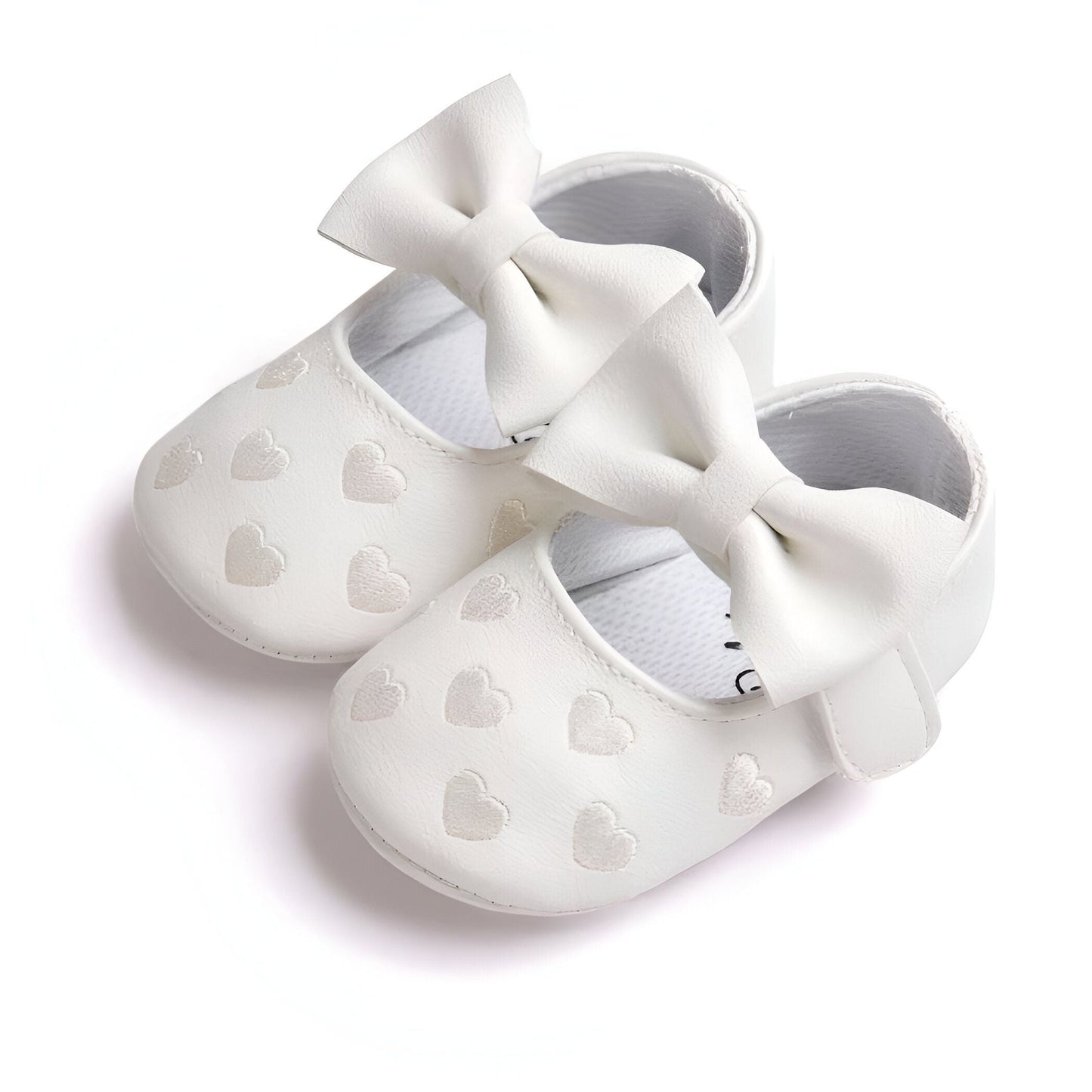 Chic&Co Mocassins bébé fille cuir synthétique coeur