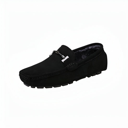 BrandX Mocassins Daim Doublés Homme - Confort Polyvalent